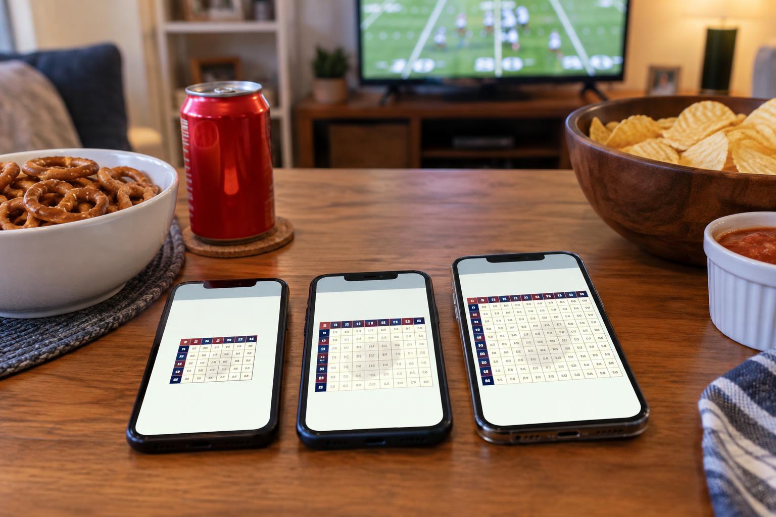 Football Squares Board Sizes: 25 vs 50 vs 100