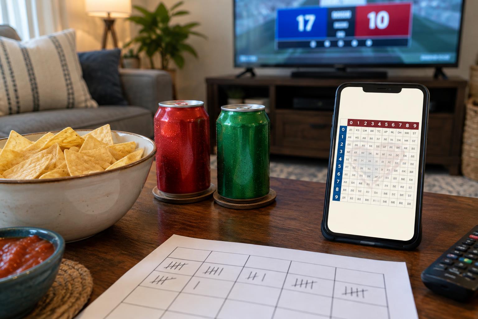 Football Squares Scoring: Quarter Lines vs Final